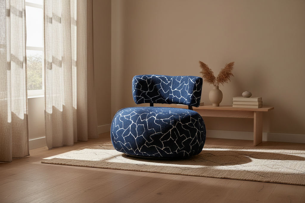 Bonita Berjer - Modern Organik Formlu Tekli Koltuk