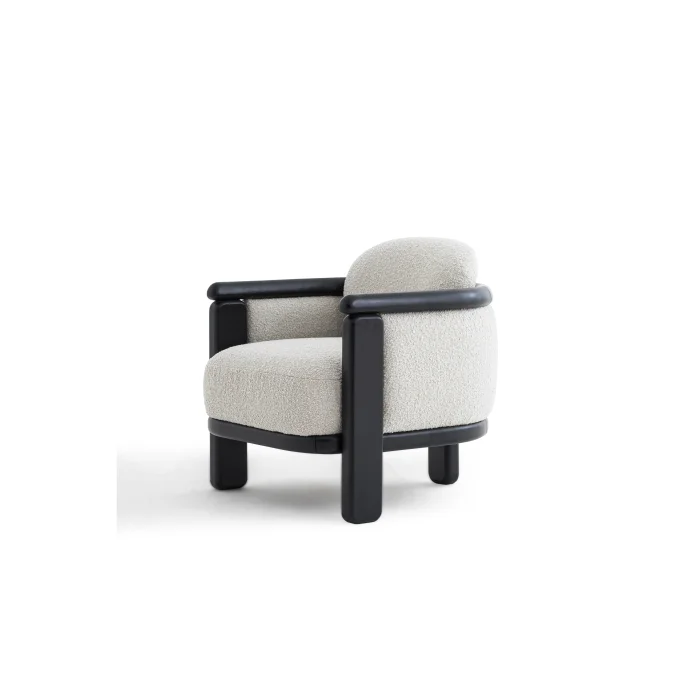 Babil Berjer - Minimalist Mat Siyah Çerçeveli Berjer | Tarzdeco